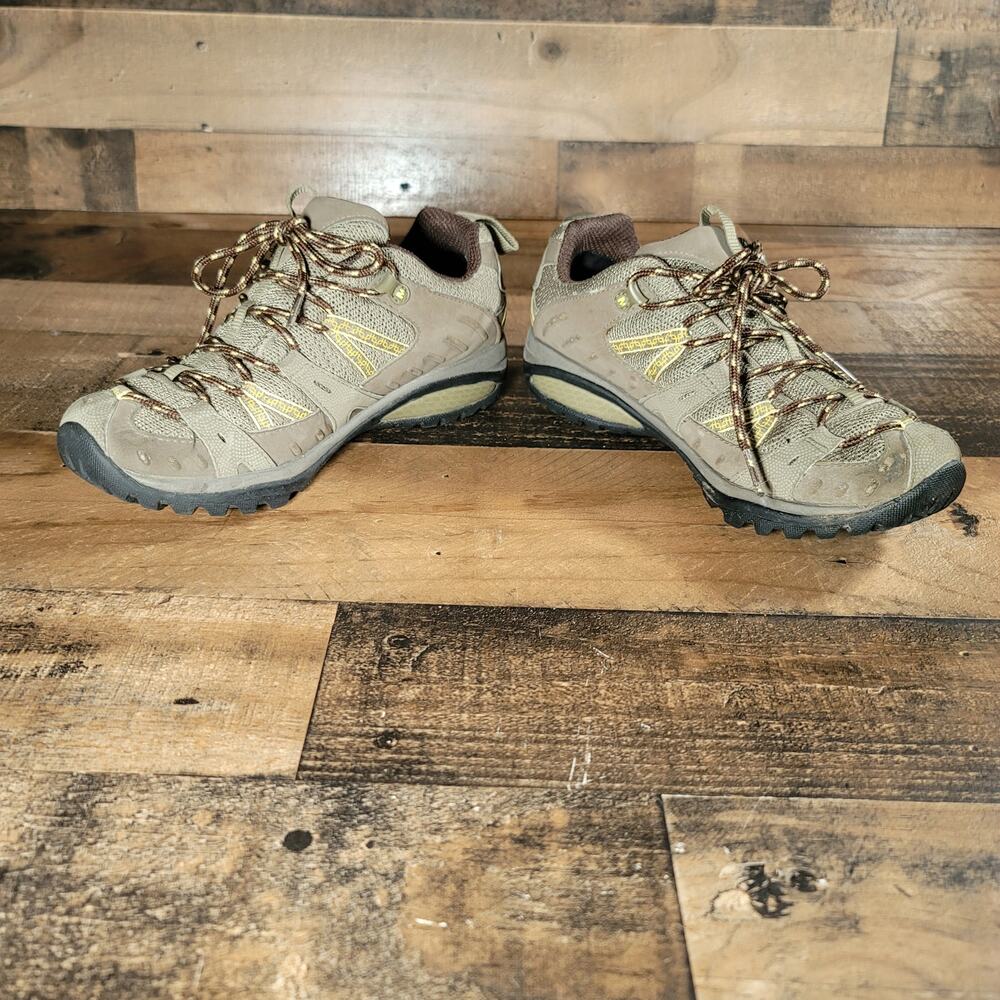Merrell Womens Size 7.5 Siren Sport Gore Tex Brindle Vibram HIking Walking Shoes